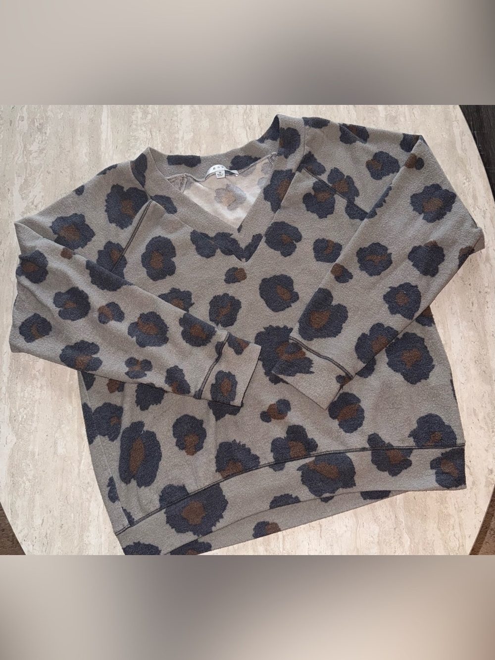 gaze Leopard Print Sweater